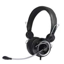 Навушники Ergo VM-260 Black: Тип конструкції накладні
