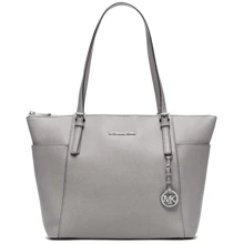 Женская сумка тоут Michael Kors Jet Set Item серая (30F2STTT8L081): Пол Женский