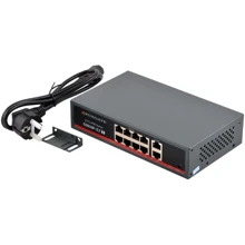 Сетевой коммутатор FoxGate S5808P-E2(T): Порты комбинированный
