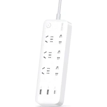 Удлинитель Xiaomi ZMI Power Strip CPX01 (6 розеток + 2 USB-port + 1 USB-C port 65W) White: undefined undefined