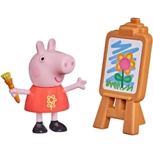 Фигурка Peppa Pig серии Веселые друзья - Пеппа с мольбертом (F2204): Тип Персонаж мультфильма, фильма