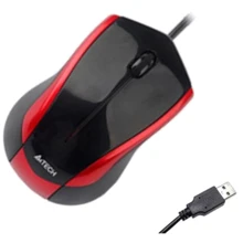 Мышь N-400-2 A4tech: Интерфейс подключения проводная USB