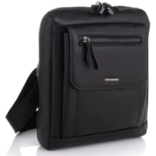 Мужская сумка через плечо Giorgio Ferretti черная (SHIDF2020795-black): Пол Мужской