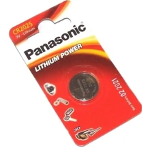 Panasonic CR 2025 Lithium 1шт (CR-2025EL/1B): undefined undefined