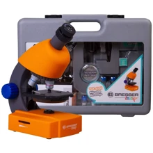 Мікроскоп Bresser Junior 40x-640x Orange з кейсом та набором для дослідів (8851310): Тип Оптические