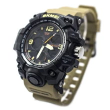Наручний годинник Skmei 1327 Khaki: Стиль спортивний