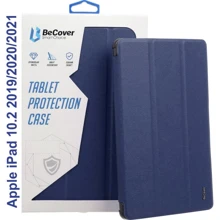 Аксессуар для iPad BeCover Soft Edge with Pencil mount Deep Blue for iPad 10.2 (2019-2021) (709180): Цвет синий