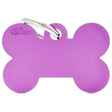 Кісточка для собак My Family Basic Aluminum велика фіолетова (8055960258253): Виробник My Family