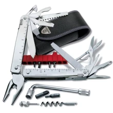 Мультитул Victorinox Swisstool X Plus 115мм/37фунций /черный нейлоновый чехол (3.0338.N): Тип мультитул (многофункциональный инструмент)