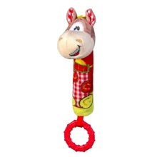 Игрушка с пищалкой BabyOno Веселый конек 20 см (1355): Возраст от 3-х месяцев