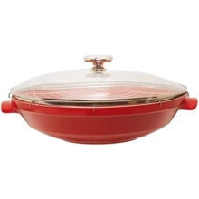 Вок з гратами для гриля і кришкою Emile Henry Flame (614576): undefined undefined