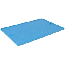 Килимок антиковзаючий Dexas під миски Pet Bowl Grippmat великий 60x43 см Блакитний (PW9502194): Тип Коврики под миски