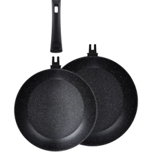Набор сковород Krauff Smart Сhef 24/28 см со съемной ручкой 25-305-084 2 шт (27728): Тип сковороды Традиционная