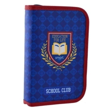 Пенал твердий одинарний з двома клапанами Smart HP-04 School Club: Рік випуску колекції 2019