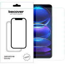 Аксесуар для смартфона BeCover Tempered Glass 3D Crystal Clear для Xiaomi Redmi Note 12 4G/Note 12 5G/Poco X5 5G (709254): Сумісність Xiaomi Redmi Note 12 4G/Note 12 5G/Poco X5 5G