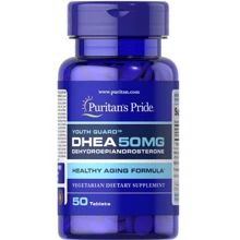 Puritan's Pride DHEA 50 mg ДГЭА-Дегидроэпиандростерон 50 таблеток: Форма выпуска Таблетки