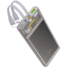 Внешний аккумулятор Hoco Power Bank 10000mAh J104 Discovery Edition with Cable 22.5W Gray: Количество USB 2