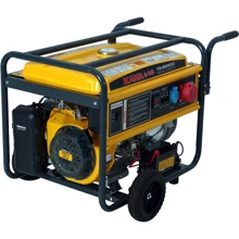 Генератор бензиновий KAMA KGL8000CE3, трифазний 230/400V, 50Hz, 8.1KVA: Тип електростанції бензиновий