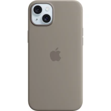 Чехол для iPhone Apple iPhone 15 Plus Silicone Case with MagSafe - Clay (MXQU3ZM/A): Цвет серый
