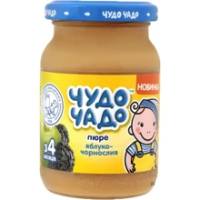 Пюре Чудо-чадо Яблоко-чернослив, с сахаром, 170 г: Вид Фруктовое