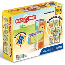 Магнітні кубики Geomag Magicube Animal Friends Друзі тварин (132): Тип кубики