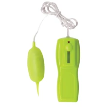 Виброяйцо, светящееся в темноте Glo-Glo a Go-Go Electric Lemon Flicker Tip Vibrating Bullet, лайм: Для кого Для женщин