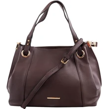 Женская сумка тоут Amelie Galanti коричневая (A991350-coffee): Пол Женский