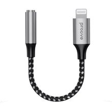 Адаптер Proove Adapter SoundMesh Lightning to jack 3.5mm Gray (ACSM00005101): Колір серый