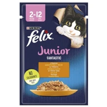 Влажный корм для котят Felix Junior Fantastic с курицей в желе 100 г (7613035072848): Тип Влажный корм