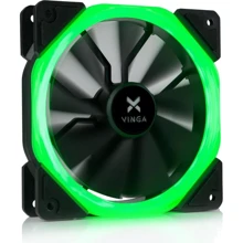 Кулер Vinga LED fan-01 green: Уровень шума, dB 22