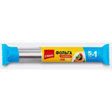 Фольга Chisto алюминиевая для пищевых продуктов 5+1 м (4823098407942): undefined undefined