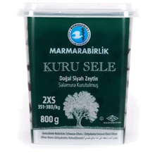 Маслины MARMARABIRLIK черные вяленые KURU SELE Sıyah Zeytın 2XS 800 г (8690103294882): Вес нетто 800 г