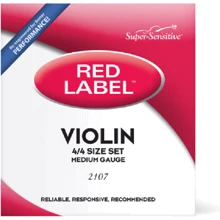 Набор скрипичных струн D'addario Super Sensitive 2107 Red Label Violin String Set - 4/4 Size: Назначение Для скрипки