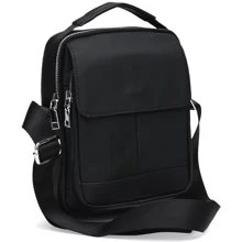 Мужская сумка через плечо Keizer черная (k16019-black): Пол Мужской