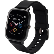 Смарт-часы Globex Smart Watch Me Black: Дисплей 1.4" IPS (240x240)