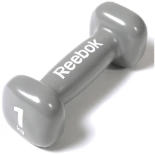 Гантель Reebok RAWT-11151 1 кг серый: Вес гантели, кг 1