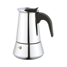 Кофеварка гейзерная KingHoff 1044 KH: Цвет серебристый