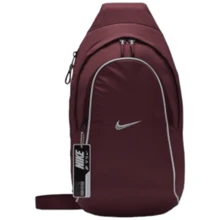 Сумка через плечо Nike Sportwear Essential Sling Bag Pull 8L бордовая Уни 44.5x22x10 см (FB2851-681): Цвет бордовый