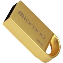 USB-флешка Mibrand 32GB lynx USB 2.0 Gold (MI2.0/LY32M2G): Стандарт USB USB 2.0
