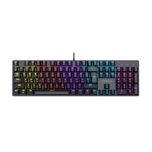 Клавиатура Vinga KBGM-100 LED Blue Switch USB Black (KBGM-100 Black): Подключение проводное
