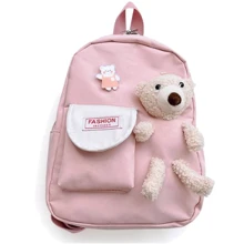 Детский рюкзак Evo-kids Small Bear Pink (2418-1 Bear Pink): Возрастная группа от 2 до 7 лет