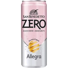 Напиток безалкогольный газированный San Benedetto Zero Allegra 0.33 л (8001620022658): Объем, л 0.33