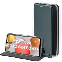 Чехол для телефонов BeCover Book Exclusive Dark Green for Motorola Moto G24 / G24 Power (710728): Совместимость Motorola Moto G24 / G24 Power