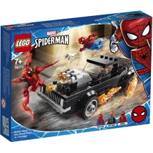 Конструктор LEGO Super Heroes Marvel Spider-Man Человек-Паук и Призрачный Гонщик против Карнажа (76173): Количество деталей, шт. 212