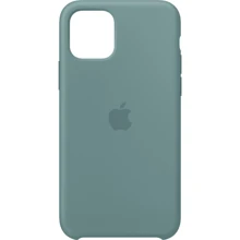 Чехол для iPhone TPU Silicone Case Cactus for iPhone 11 Pro: Цвет зеленый