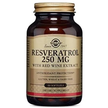 Solgar Resveratrol, 250 mg, 60 Softgels Солгар Ресвератрол: Тип Ресвератрол