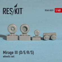 Смоляні колеса RESKIT для літака Mirage III (D/E/R/S) RS48-0029: Виробник RESKIT