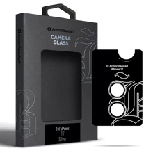 Захисне скло для iPhone ArmorStandart Tempered Glass Supreme BI Silver для Camera iPhone 17 (ARM86443): Тип захисту екрана на камеру