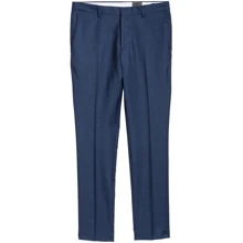 Брюки H&M 4878065 54 синие: Фасон Классика