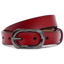 Жіночий ремінь Borsa Leather червоний (CV1ZK-052r-red): Стать Женский